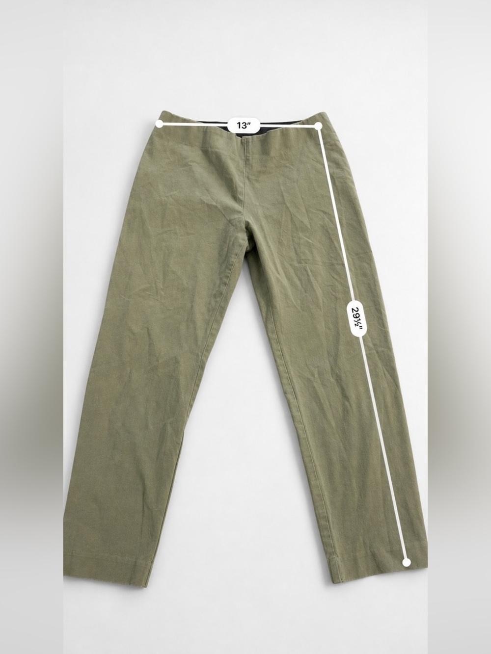 Women’s  Olive Straight-Leg Chinos